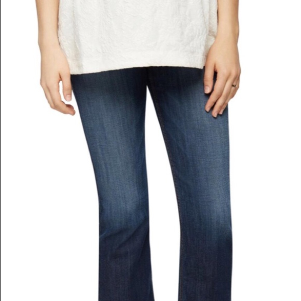 Joes Jeans maternity Mid-rise cropped flare NWT